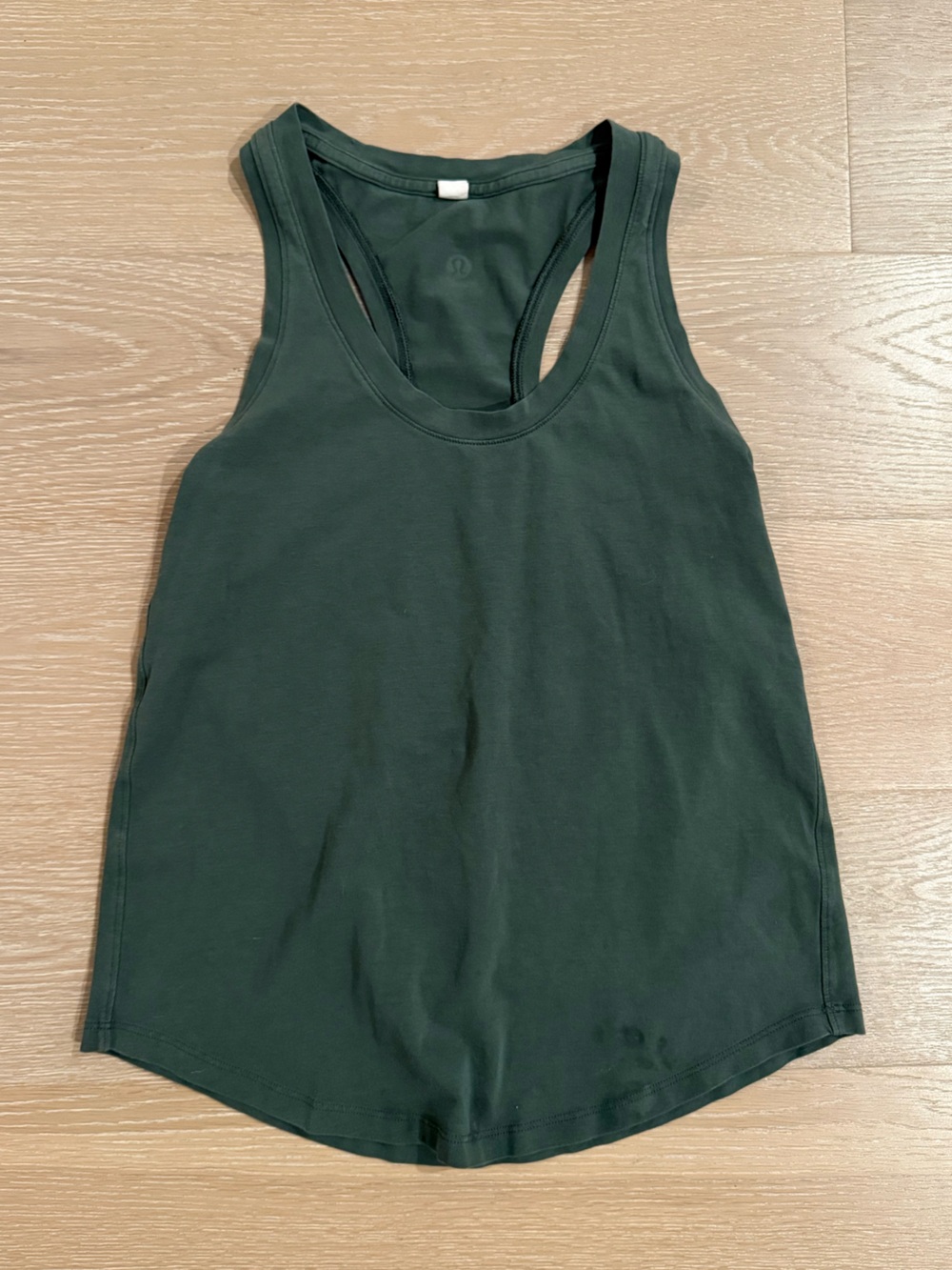 lululemon dark green racerback tank